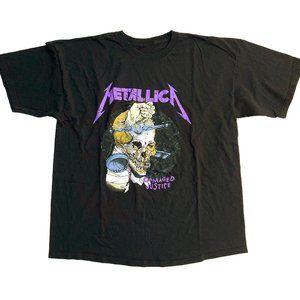 Metallica, Damaged Justice, Pushead Heavy Metal Band T Shirt XL